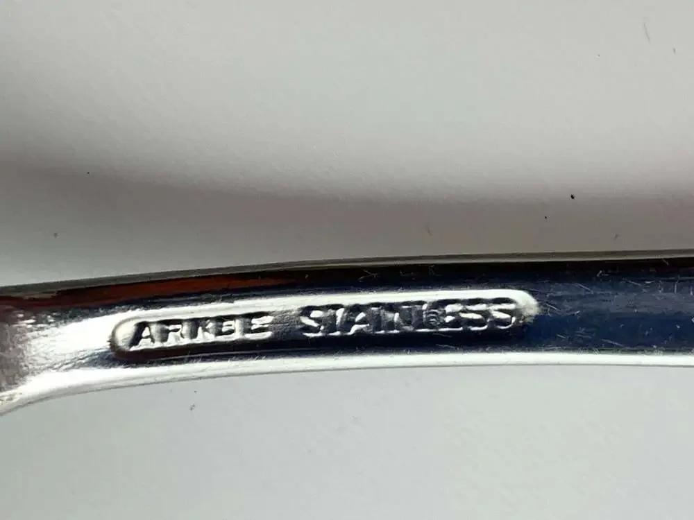 Vintage Lot of ARNBE AB2 Stainless Flatware 3 pcs tea spoons